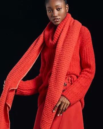 For your ‘eco friend’  Recycled Bouclé Scarf Sale: $38 Thumbnail