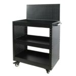 PRICE DROP! Rolling Service Utility Cart with Steel Pegboard Storage Tool Cart ONLY $109 (was $299) Thumbnail