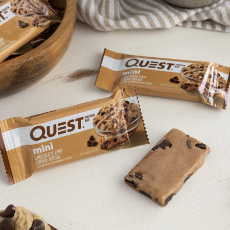Price drop! Quest Mini Chocolate Chip Cookie Dough Bars ONLY $10 (was $19.99)! Thumbnail
