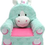 Teal Unicorn Soft Plush Children’s Chair $39.98! Thumbnail