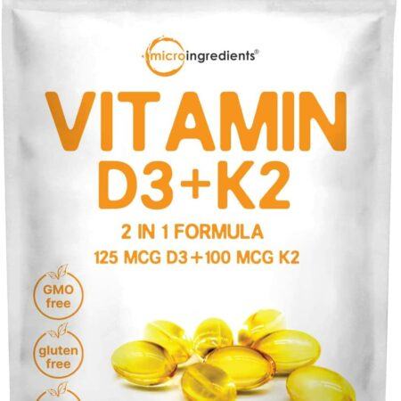 Price drop! Vitamin D3 5000IU Plus K2 softgels only $15.36 (was $21.95) Thumbnail
