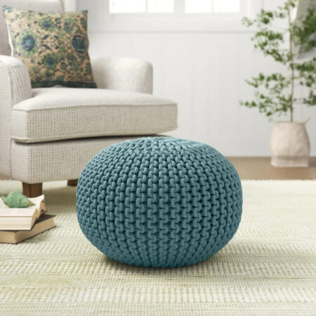 Save 66% Off! Aubrielle Upholstered Pouf NOW $51.99 (was $155.00) Thumbnail