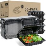 70% off! 55 Pack 8 Inch Plastic Hinged take out Containers only $12.53 Thumbnail