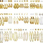 52% off! Gold Hoop Earrings Set 54 Pairs NOW $14 (was $29.99) Thumbnail
