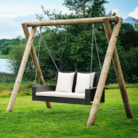 2-Person Patio Rattan Hanging Porch Swing ONLY $129.99 (was $198.99) Thumbnail