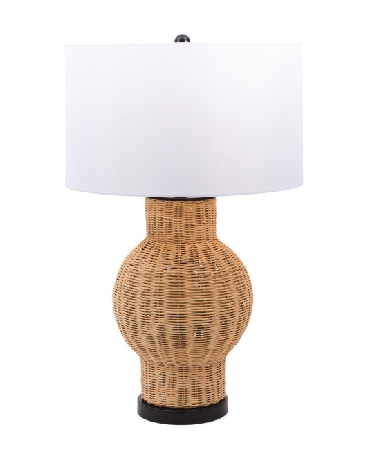 Hot deal! Simon Blake Rattan Woven Table Lamp ONLY $50 (was $99) Thumbnail