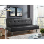 Price drop! Convertible Black Faux Leather Futon Sofa Bed Now $143.00 (was $228.00) Thumbnail