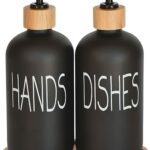 Glass Soap Dispenser Set with Bamboo Tray only $14.99 (was $24.99) Thumbnail