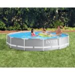 Intex Metal Frame Round Above Ground Swimming Pool NOW $132! (WAS $439) Thumbnail