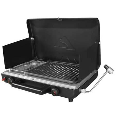 Hot deal! Ozark Trail 2-in-1 Portable 2 Burner Camp Stove Grill only $25 (was $79) Thumbnail