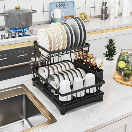 2 Tier Dish Dish Drying Rack now $19.99 (was $45.99) Thumbnail