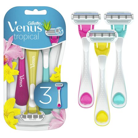 Women’s 3 Count Gillette Venus Tropical Disposable Razors NOW $6.94 (was $8.99) Thumbnail