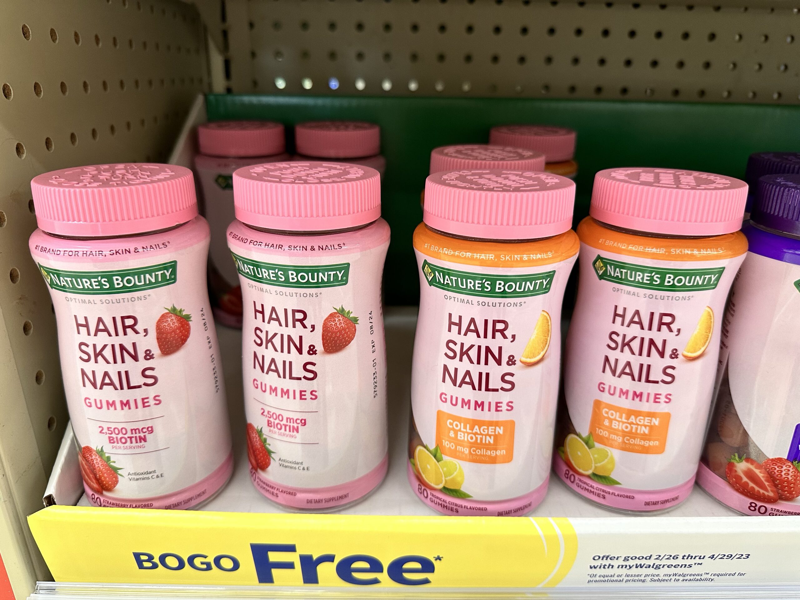 HOT DEAL! Natures Bounty Hair & Skin Gummies ONLY 2.02! One Cute
