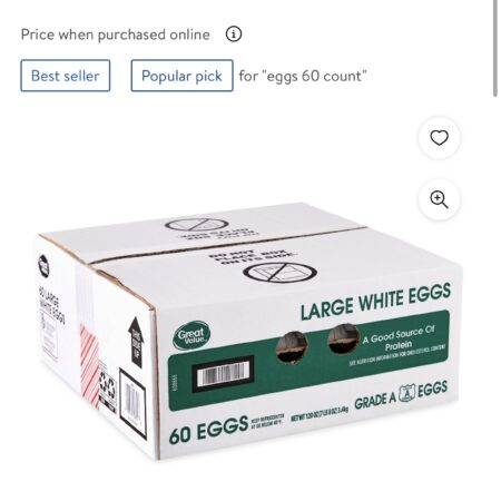 HURRY! Dozen Eggs as low as .80 cents! Thumbnail