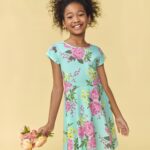 Girls Floral Skater Dress<br>ONLY $7.99 Thumbnail