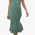 Price drop! Women’s Floral Smocked Bodycon Midi Dress NOW $17.54 (was $38.99) Thumbnail