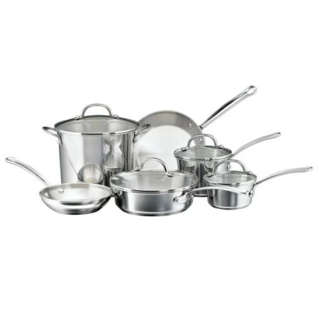 Price drop! Farberware 10-Piece Stainless Steel Cookware Set now $157.87 (was $260) Thumbnail