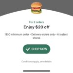 HURRY! TAKE $20 OFF YOUR NEXT POSTMATES ORDER! Thumbnail