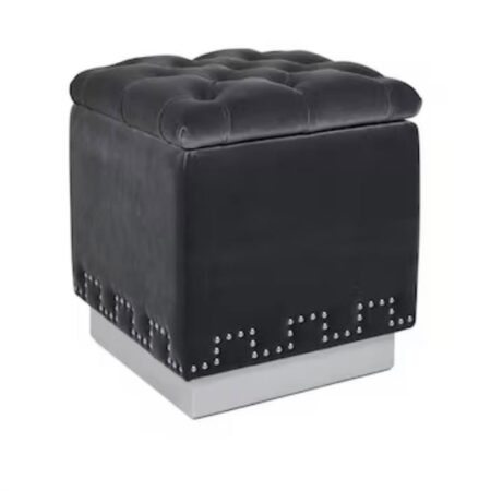 Jennifer Taylor Home Velvet Storage Ottoman NOW $81 (was $329) Thumbnail