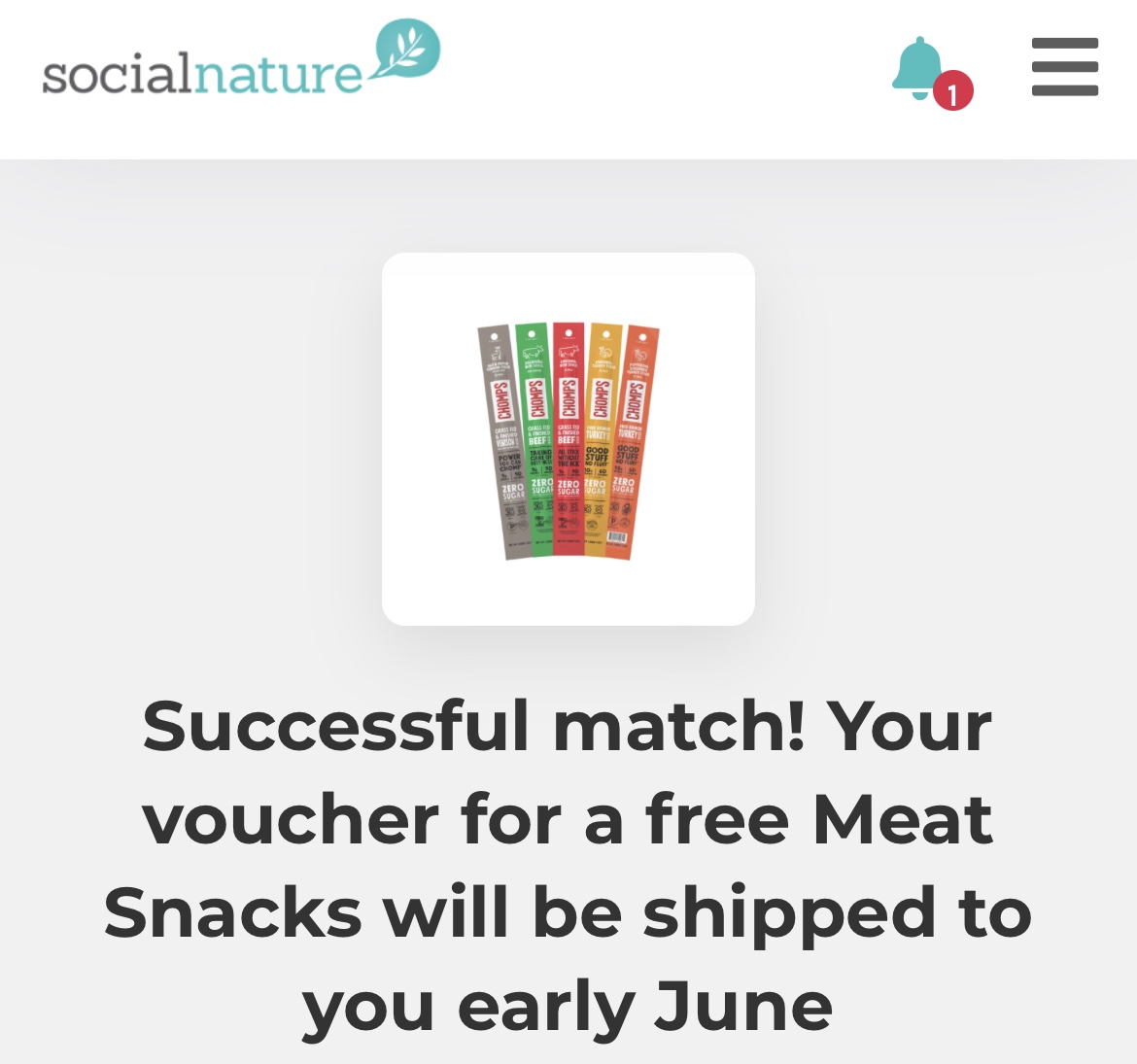 Possible FREE CHOMPS Meat Snacks - One Cute Couponer