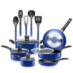 SereneLife 15-Piece Pots & Pans Basic Kitchen Cookware NOW $85 (was $138.99) Thumbnail