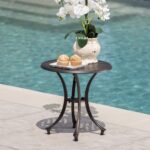 Christopher Knight Home Lola Outdoor 19″ Cast Aluminum Side Table Bronze Finished NOW $58.49 (was $98.99) Thumbnail