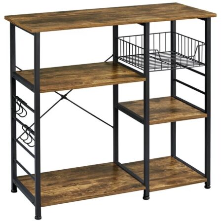 Alden Design 4-tire Vintage Kitchen Baker’s Rack Shelf NOW $80.98 (was $100) Thumbnail