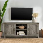 Woven Paths Modern Farmhouse Barn Door TV Stand NOW $148 (was $339) Thumbnail