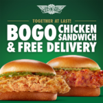 Today only: Get BOGO Chicken Sandwichs & FREE delivery at Wing Stop! Thumbnail