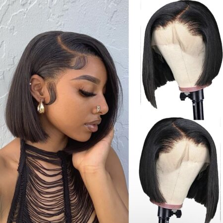 PRICE DROP! 13×4 Bob Wig Human Hair NOW $46.99 (was $89.99) Thumbnail