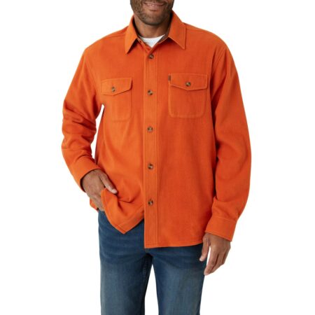 HOT DEAL! Chaps Men’s Arctic Polar Fleece Shirt Jacket ONLY $7.97 Thumbnail