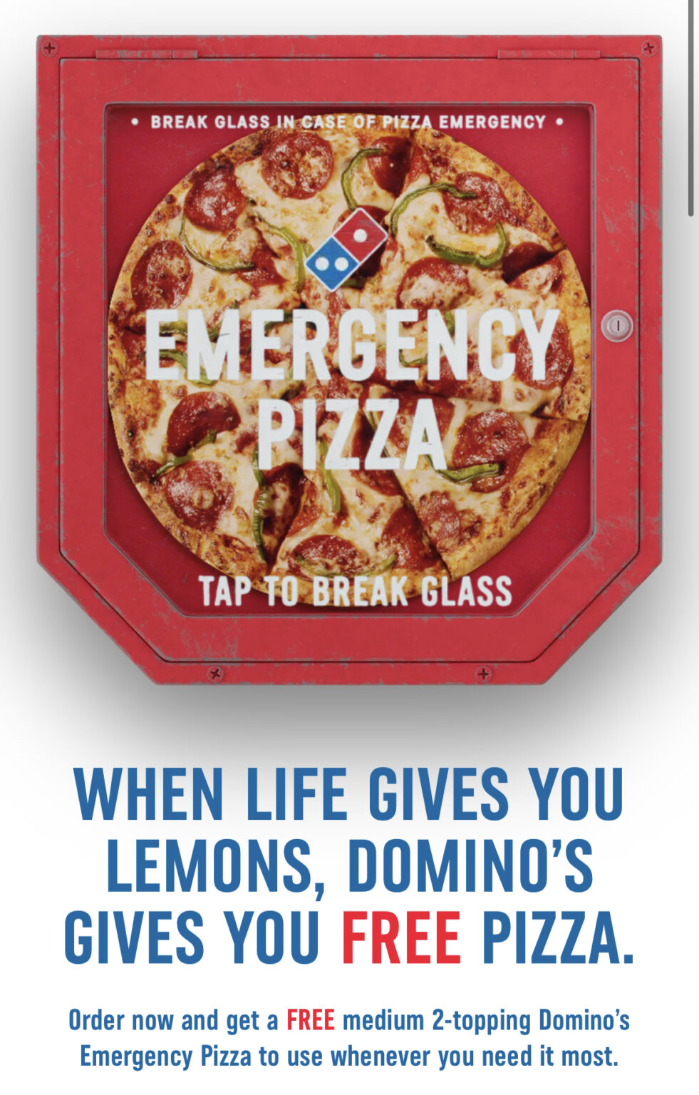 FREE DOMINOS PIZZA! One Cute Couponer