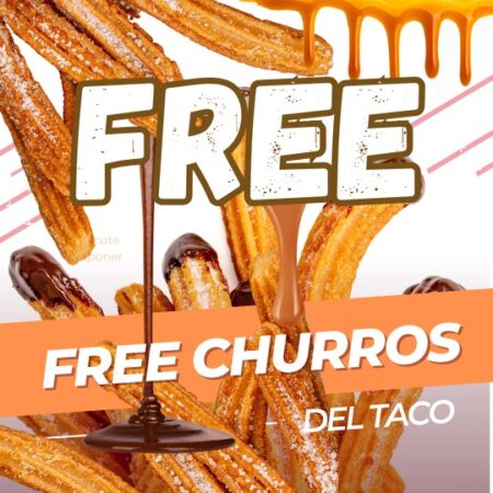 FREE Cinnamon Churros at Del Taco on 10/14! Thumbnail