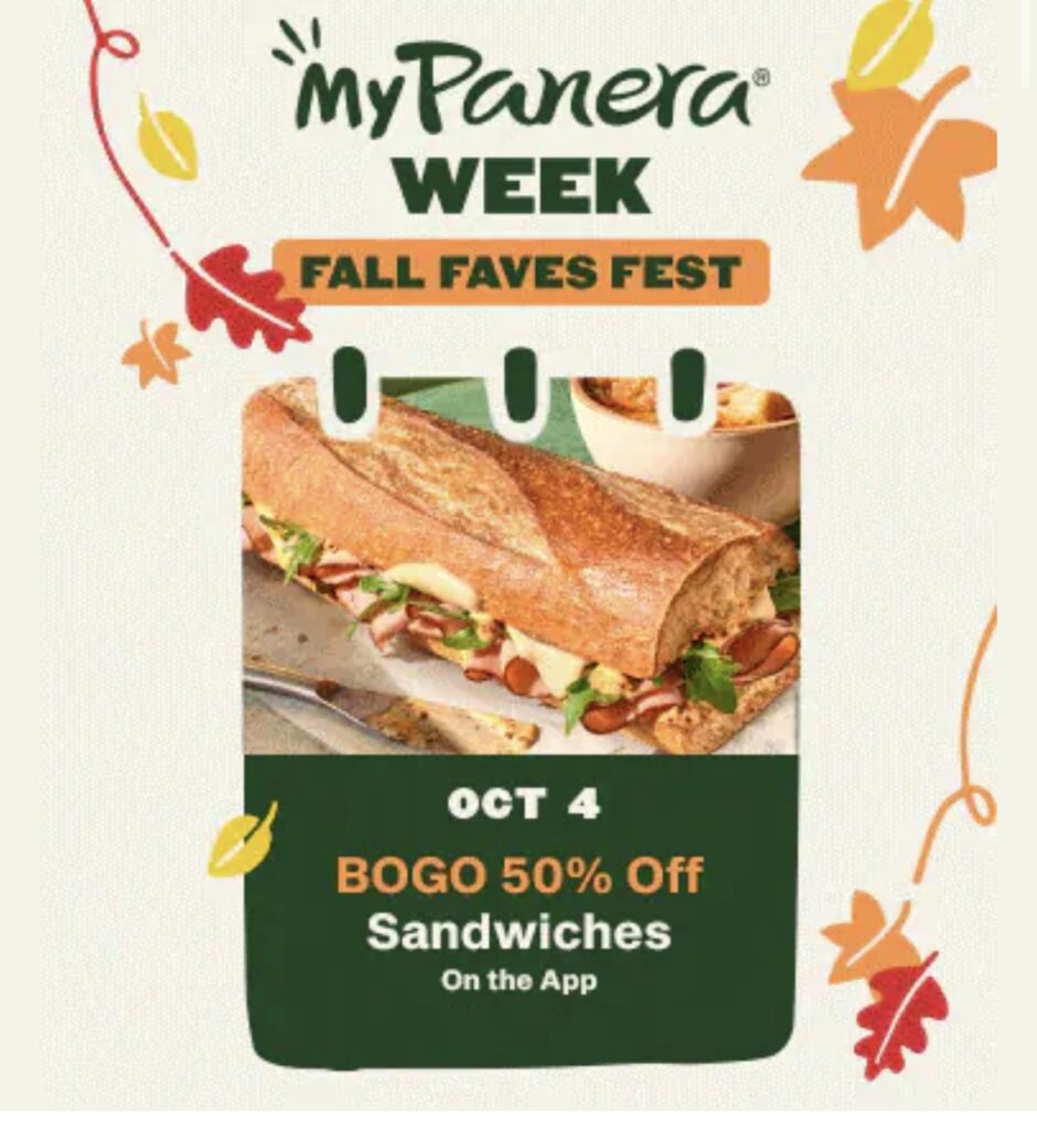 It’s MYPANERA Week at Panera Bread! Here’s how you can save big! One