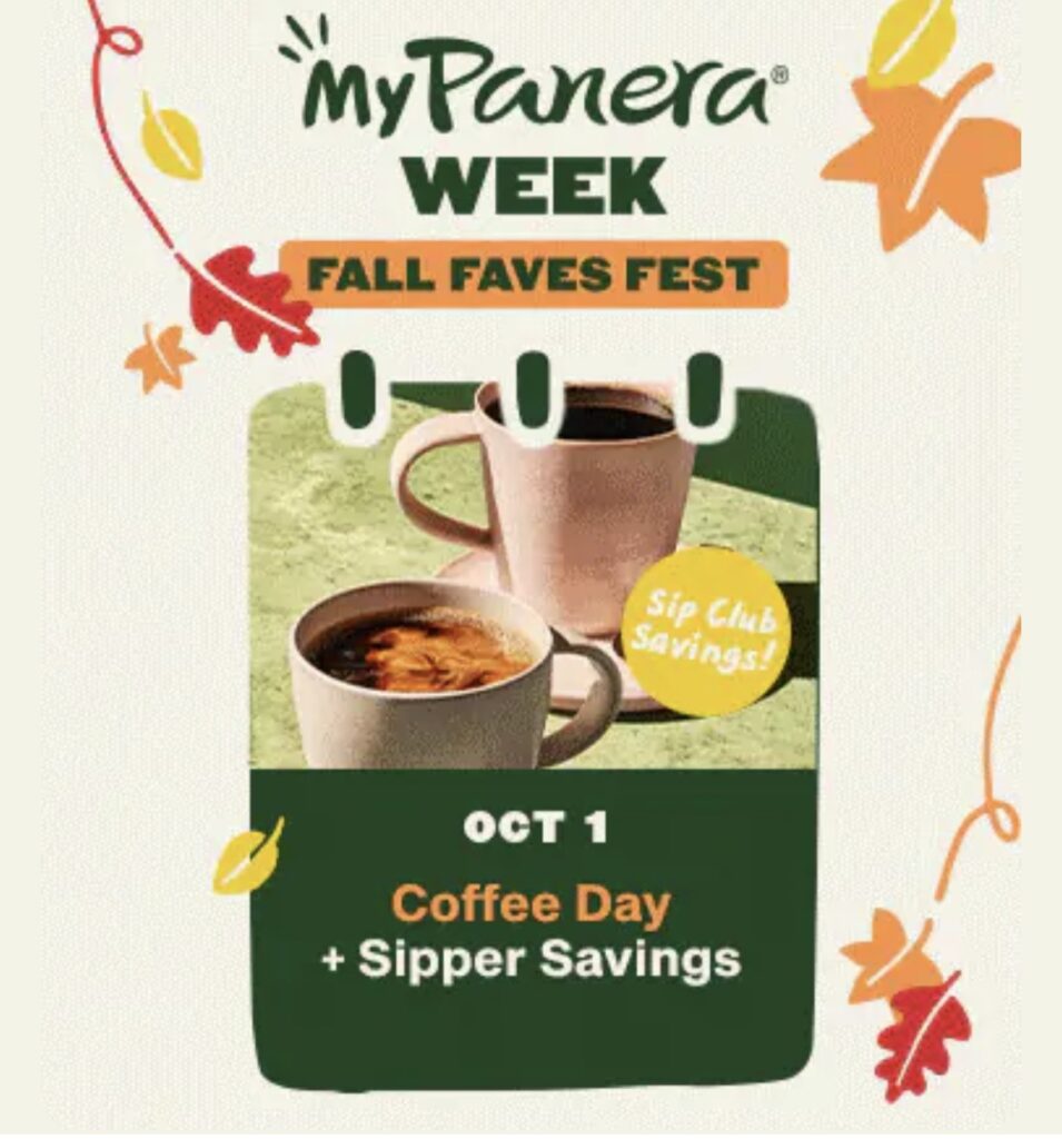 It’s MYPANERA Week at Panera Bread! Here’s how you can save big! One