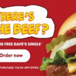 Enjoy a Free Dave’s Single at Wendy’s with any In-App Purchase! Thumbnail