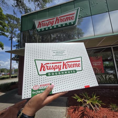 OMG! Free Krispy Kreme Doughnuts & Coffee all month long! Thumbnail