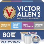 Victor Allen’s Coffee Variety Pack (Morning Blend, 100% Colombian, Donut Shop Blend, and Italian Roast) 80 Count NOW $20.15 (was $32.64) Thumbnail