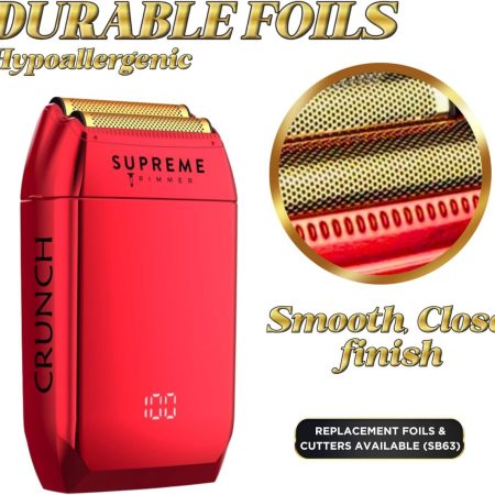 HOT DEAL! Supreme Trimmer Crunch Mens Foil Shaver ONLY $19.99! Thumbnail