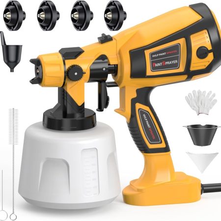 Paint Sprayer 1000W High Power Electric Spray Paint Gun 1400m ONLY $37 (WAS $99) Thumbnail