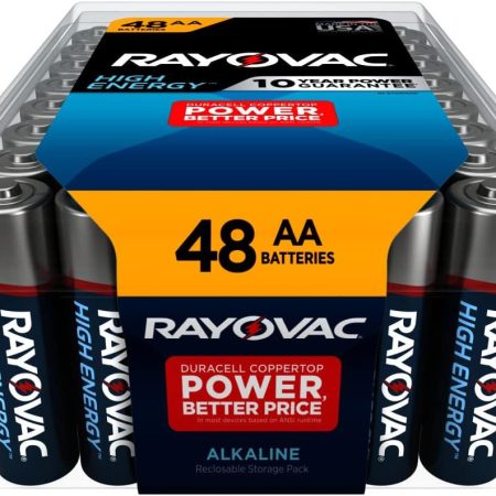 Rayovac AA Batteries, Double A Battery Alkaline, 48 Count NOW $13 (WAS $18) Thumbnail
