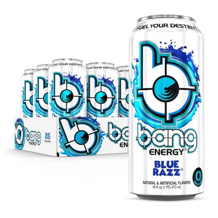 Bang Energy Blue Razz, Sugar-Free Energy Drink, 16-Ounce (Pack of 12) NOW $16 (WAS $20) Thumbnail