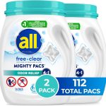 All Mighty Pacs Laundry Detergent Tub 56 Count (Pack of 2)112 Total Loads ONLY $25 (WAS $29) Thumbnail