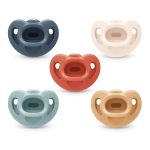 ONLY $6.64 NUK Comfy Orthodontic Pacifiers, 0-6 Months, Timeless Collection, 5 Count Thumbnail