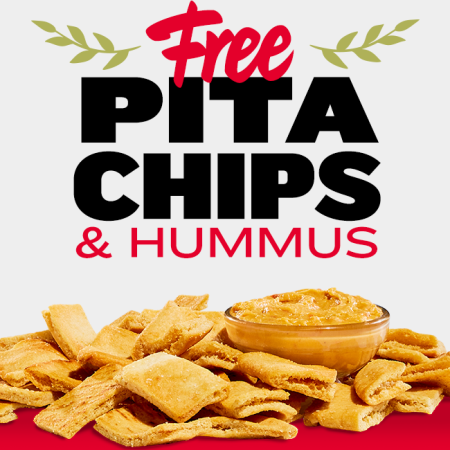 Free Pita Chips & Hummus at Jimmy Johns! No Purchase required! Thumbnail