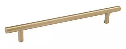 Amerock | Cabinet Pull | Golden Champagne | 7-9/16 inch (192 mm) Center to Center | Bar Pulls | 1 Pack | Drawer Pull | Drawer Handle | Cabinet Hardware