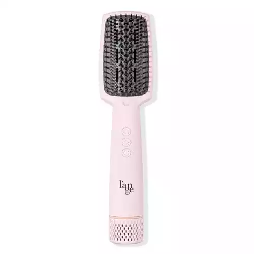 L'ANGE HAIR AIRess 2-in-1 Straightening Blow Dryer Brush | Combines Hair Straightening and Blow Drying Power (Blush)