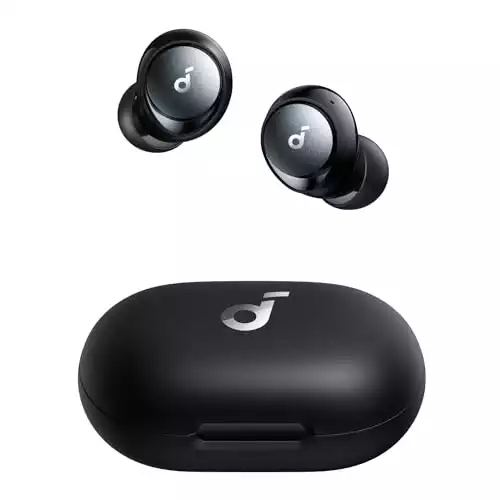 Soundcore by Anker Space A40 Adaptive Active Noise Cancelling Wireless Earbuds, Reduce Noise by Up to 98%, Ultra Long 50H Playtime, 10H Single Playtime, Hi-Res Sound, Comfortable Fit, Wireless Charge