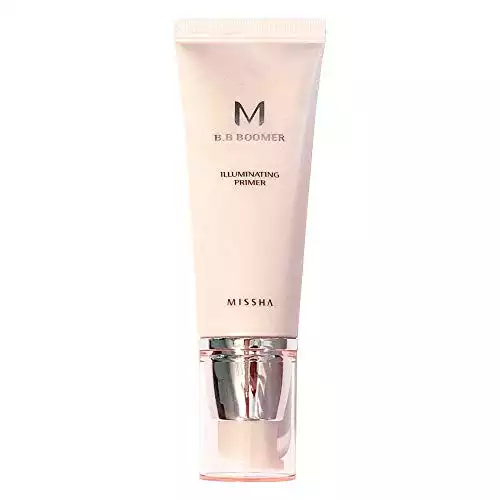 MISSHA M BB Boomer 1.35 Fl oz/40ml- Boost the adherence and wear of foundation that improves skin tone with dewy finish and healthy glow all while providing skincare benefits