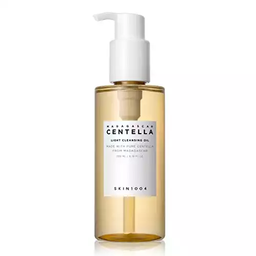 SKIN1004 Madagascar Centella Light Cleansing Oil 6.76 fl.oz, 200ml | Gentle Oil Cleanser for Face, Korean Facial Cleanser, Double Cleansing